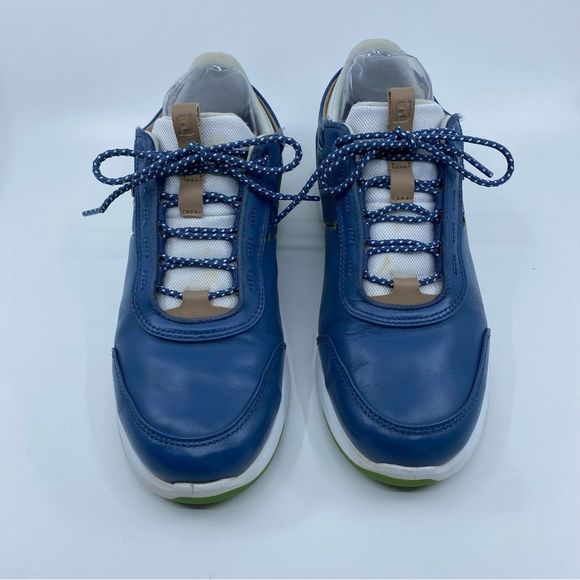 FootJoy Women’s Stratos Waterproof Leather Golf Shoes Color Blue SZ 8 - Picture 2 of 10